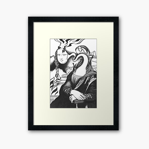 Mona Lisa 68 Framed Art Print
