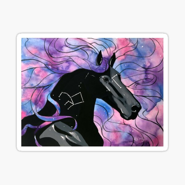 Item preview, Nebula Galaxy Horse designed and sold by Elizabeth Staley.