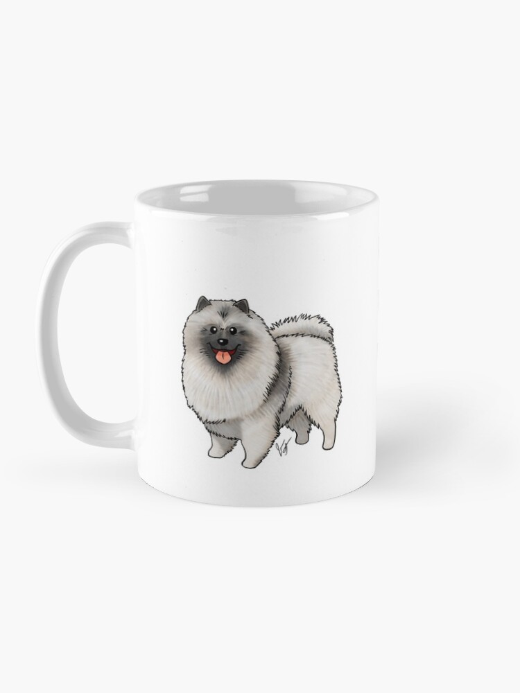 Alternate view of Keeshond Mug