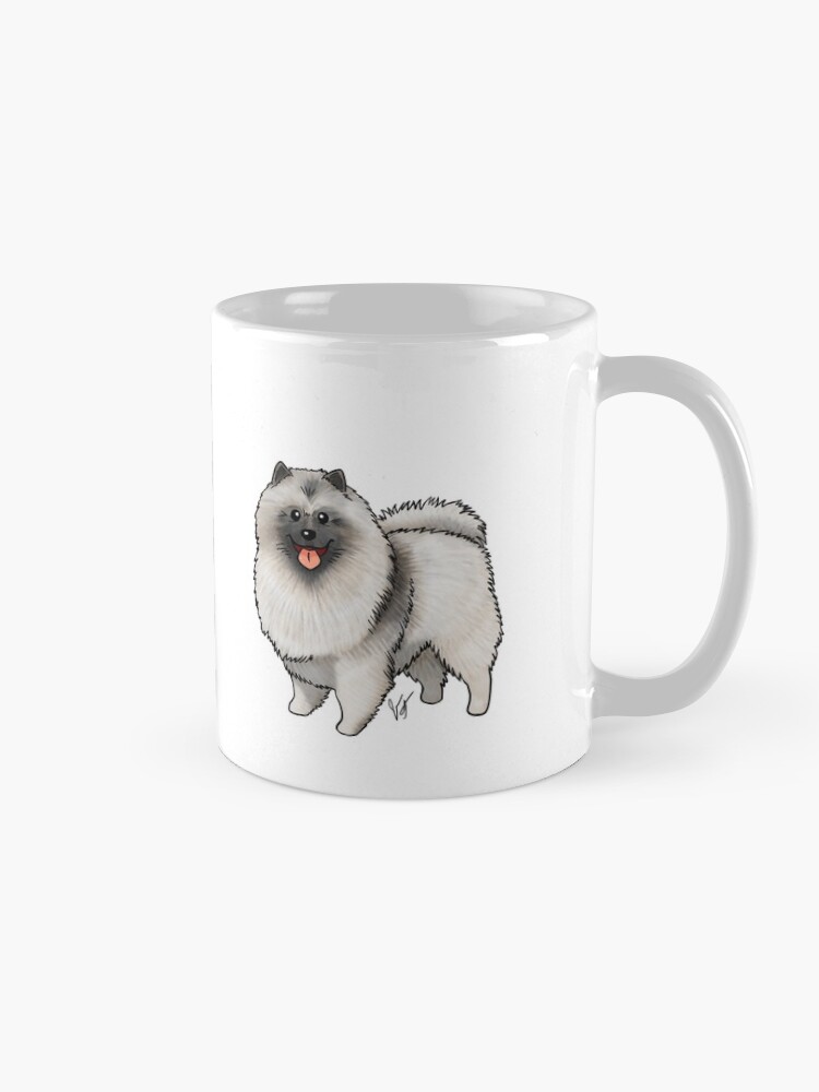 Alternate view of Keeshond Mug