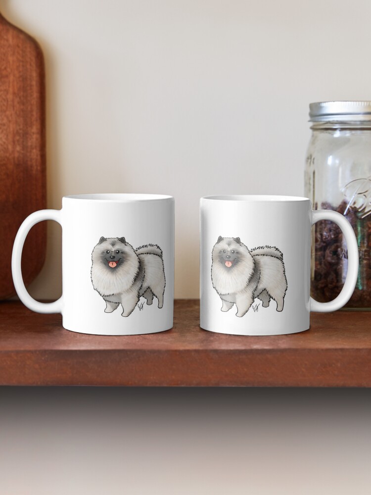 Alternate view of Keeshond Mug