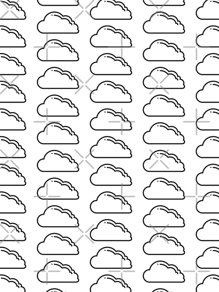 Thumbnail 4 of 4, iPhone Case, Cloud Icon designed and sold by THPStock.
