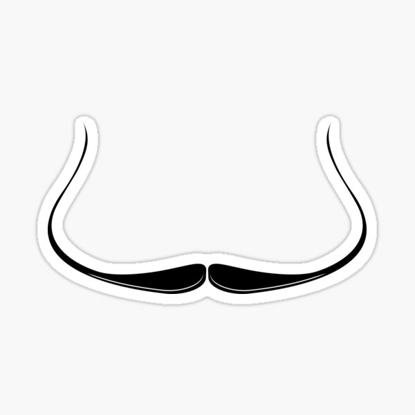 Dali Mustache Sticker