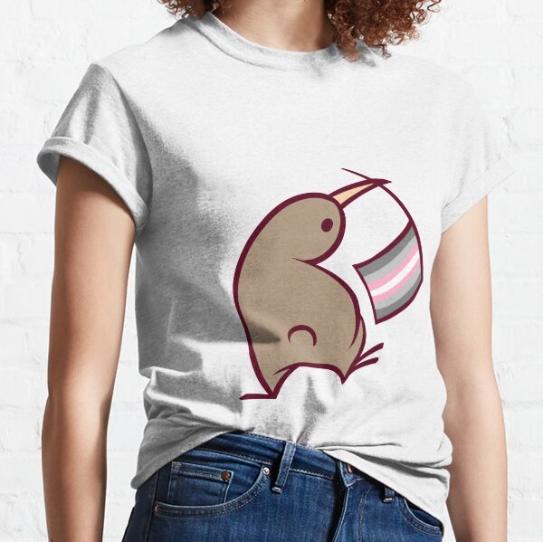 Artikel-Vorschau von Demi Girl Pride Kiwi, designt und verkauft von mouses.