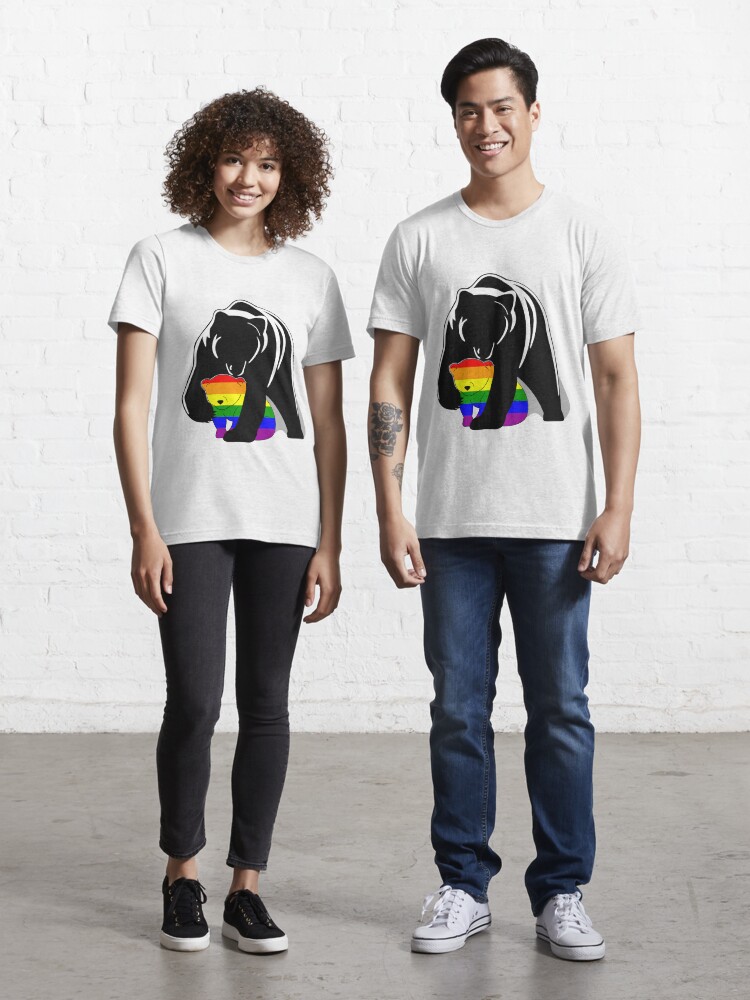 Gay Pride Mama Bear Wordless Essential T Shirt for Sale by Bunny Loven Redbubble