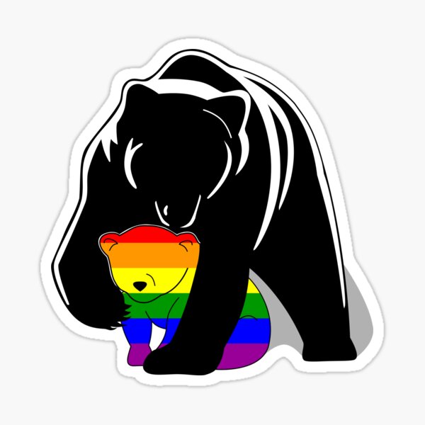 Download Gay Mama Bear Stickers Redbubble