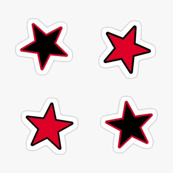 Item preview, red and black stars designed and sold by sophiermiller.
