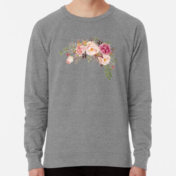 Aperçu de l'œuvre Bouquet de fleurs aquarelle romantique créée et vendue par junkydotcom.