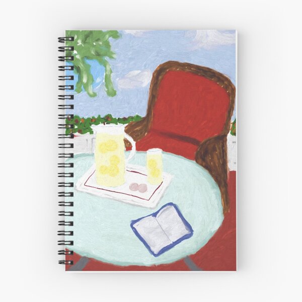 Item preview, Lemonade and Flowers Expressionist Painting designed and sold by Sarah Countiss.