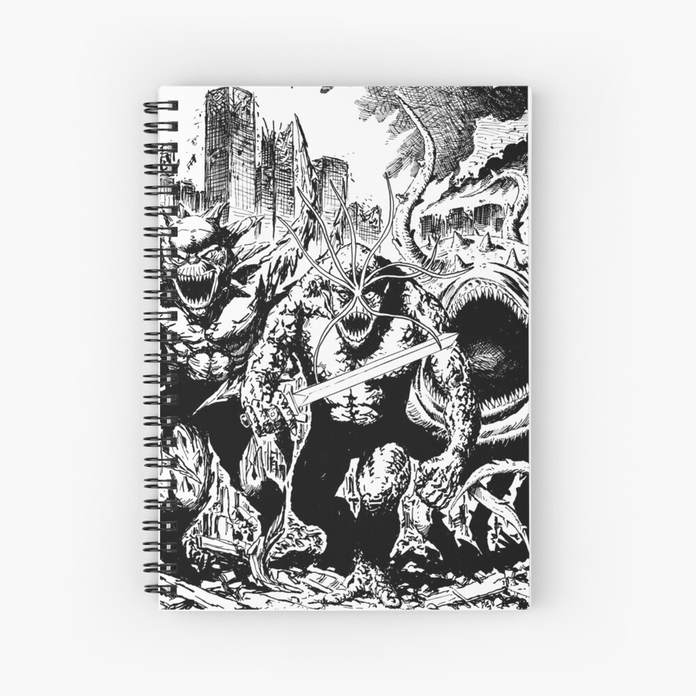 Boss Fight The Brooding Muse Spiral Notebook