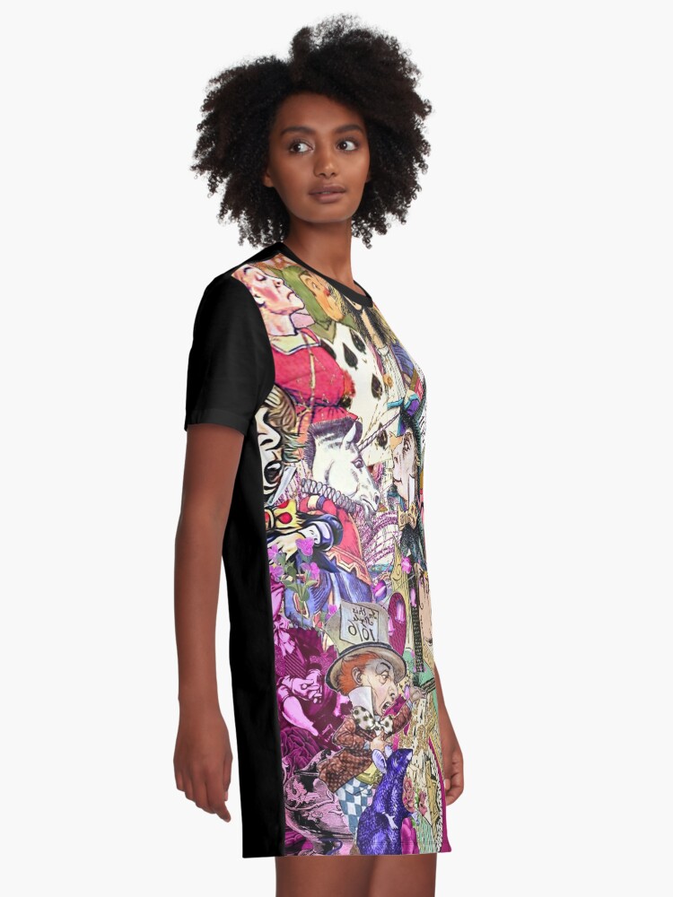 alice in wonderland t shirt dress