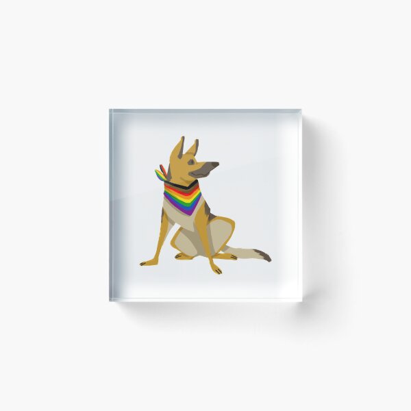 Item preview, Gay Pride Dog designed and sold by GreyFawnArt.
