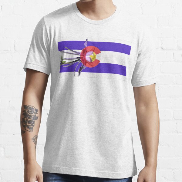 “Columbine Colorado Flag” T-shirt for Sale by emilycl88 | Redbubble