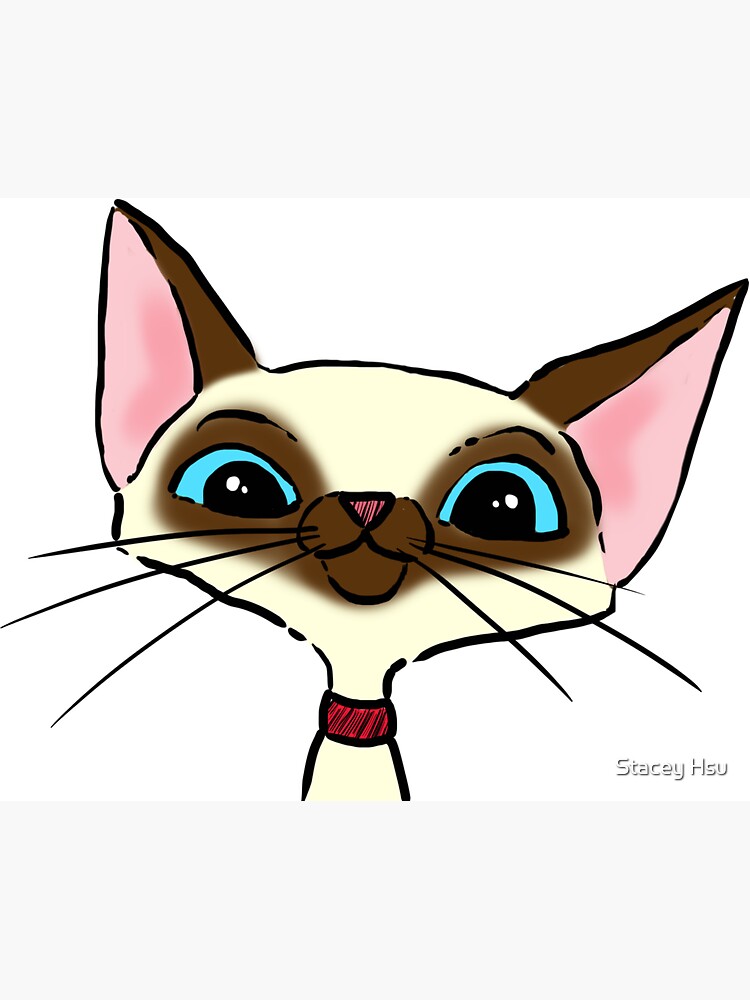 Fraidy Cat Cartoon - Fraidy Cat - Magnet