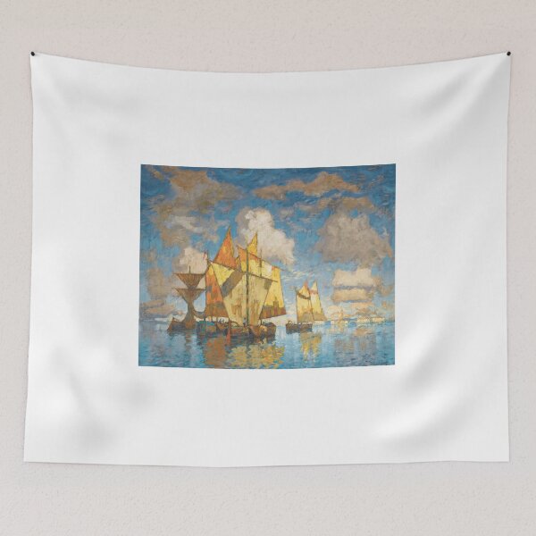 Item preview, Fishing Boats in the Lagoon, Venice designed and sold by cotopaxi.