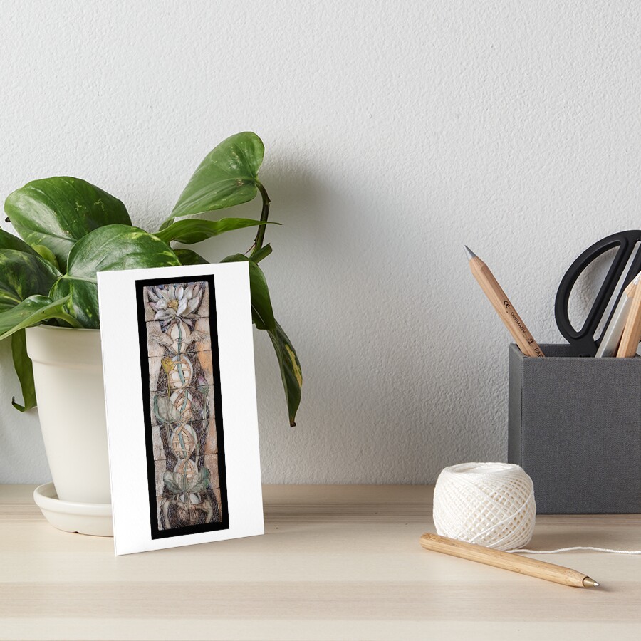 Lotus IV: science & spirit Art Board Print