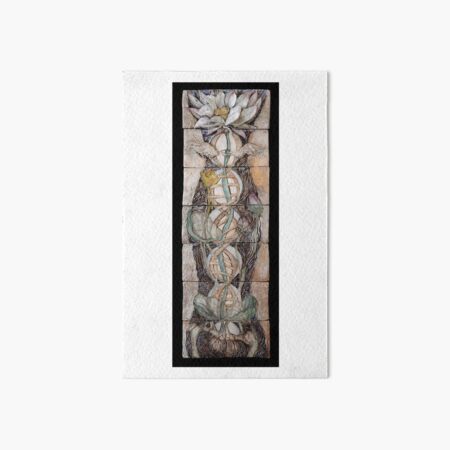 Lotus IV: science & spirit Art Board Print