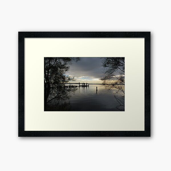 Budgewoi lake,,15-8-2010 Framed Art Print
