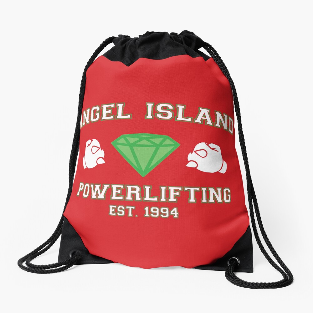 Angel Island Powerlifting Drawstring Bag