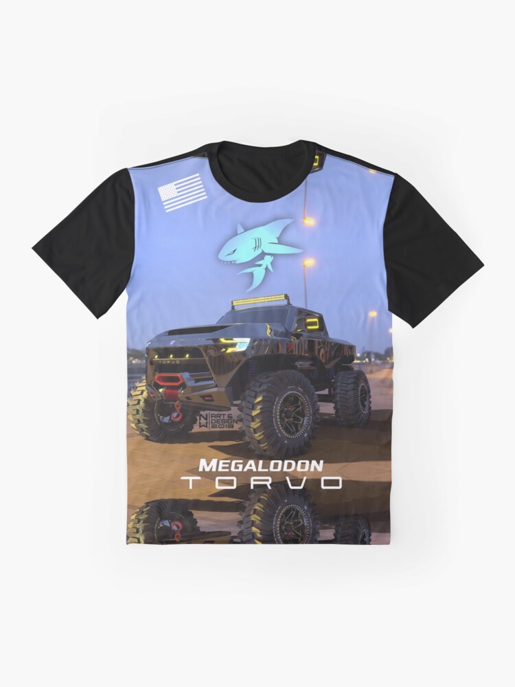 megalodon monster jam shirt