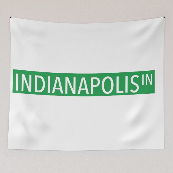 Item preview, Indianapolis Indiana Street Sign designed and sold by sbtrue.