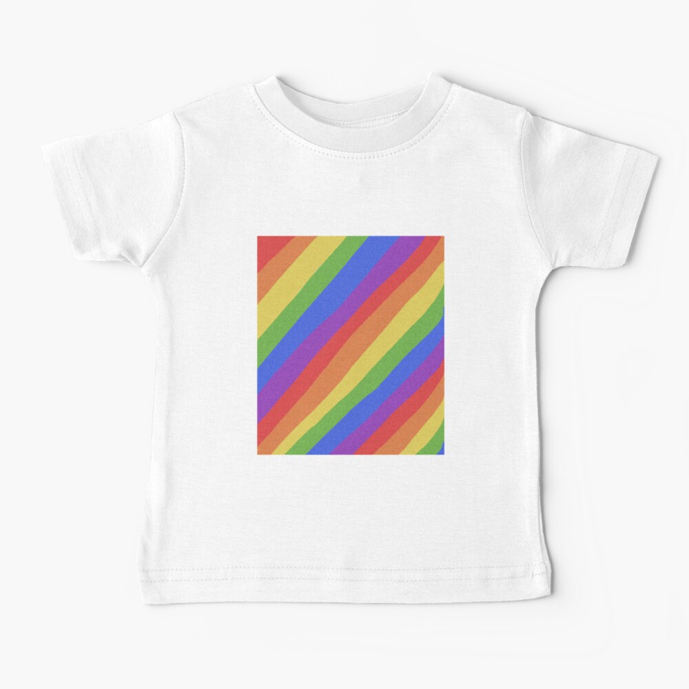 Pride Month - Rainbow and Bright - International World Pride Gift - LGBT - LGBTQ - LGBTQIA Baby T-Shirt