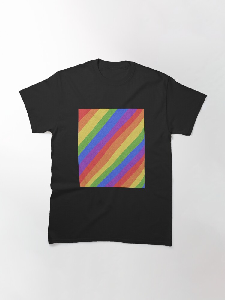 Alternate view of Pride Month - Rainbow and Bright - International World Pride Gift - LGBT - LGBTQ - LGBTQIA Classic T-Shirt