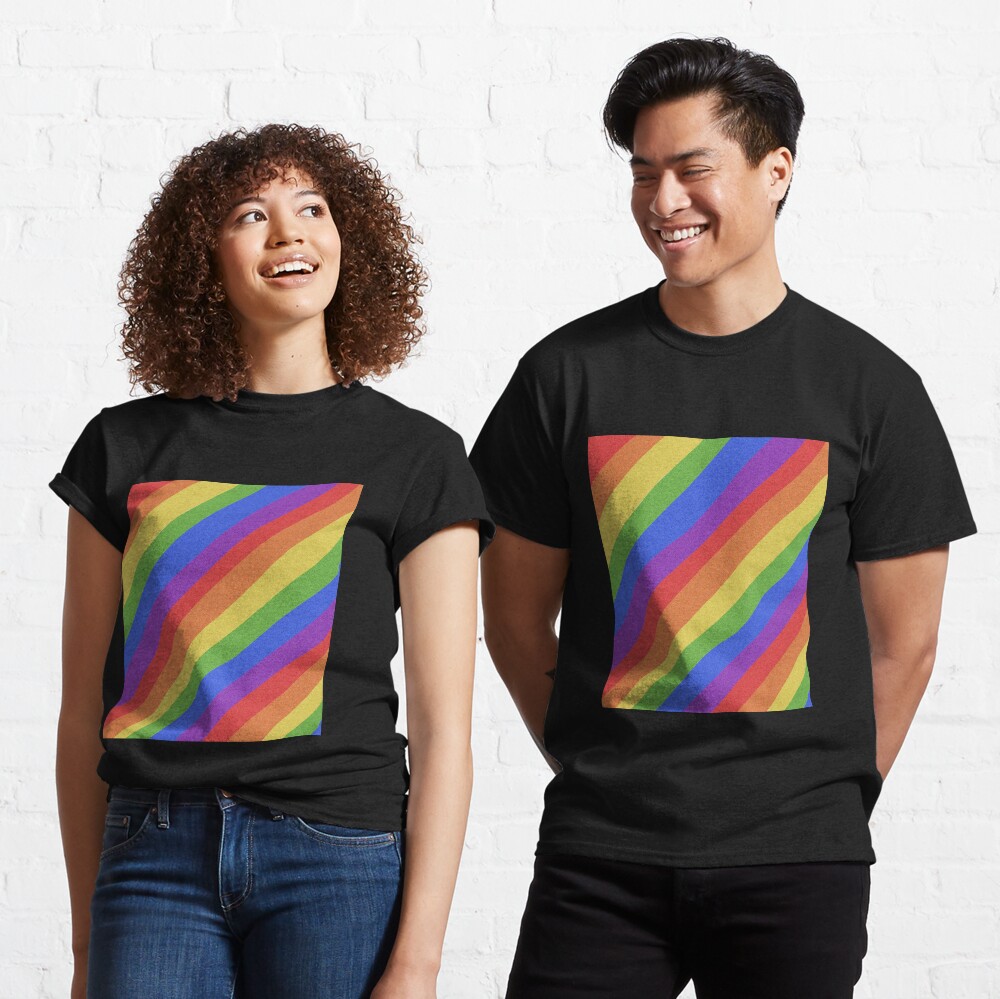 Pride Month - Rainbow and Bright - International World Pride Gift - LGBT - LGBTQ - LGBTQIA Classic T-Shirt