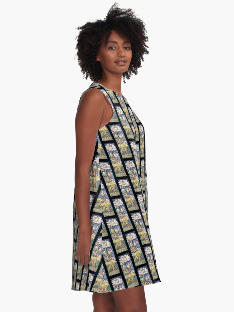 Alternate view of Lotusing Vibrance A-Line Dress