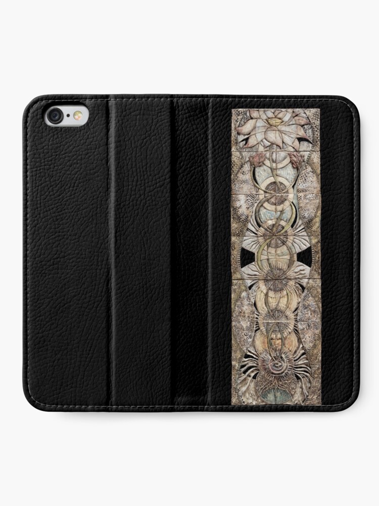 Alternate view of Lotus V: subtle energy iPhone Wallet