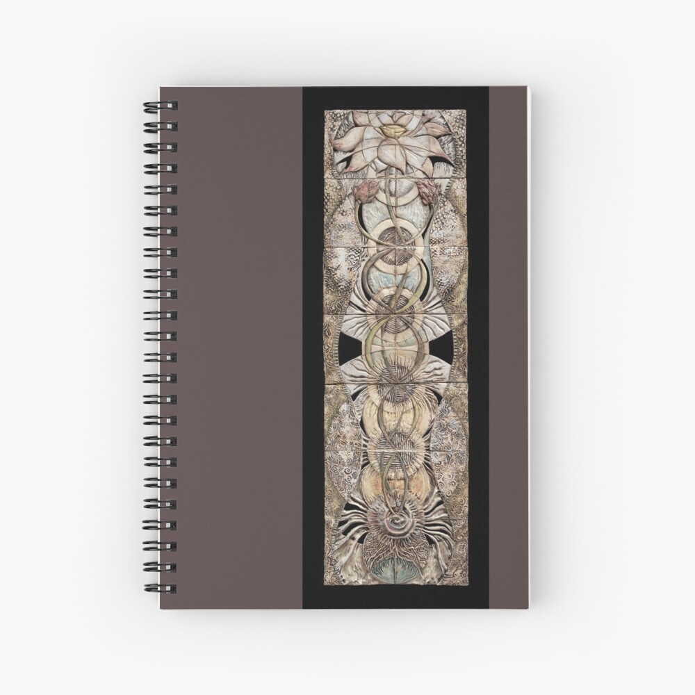 Lotus V: subtle energy Spiral Notebook