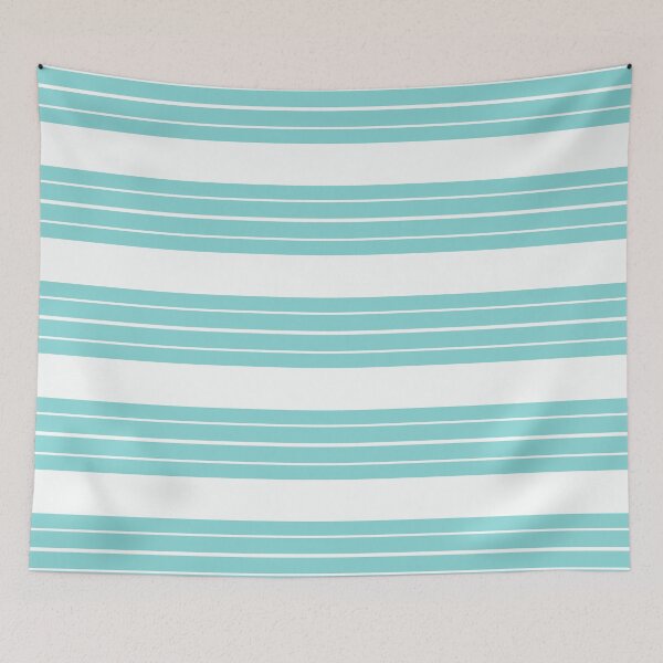 Item preview, Aqua Nautical Stripe Classic designed and sold by PageDesigns.