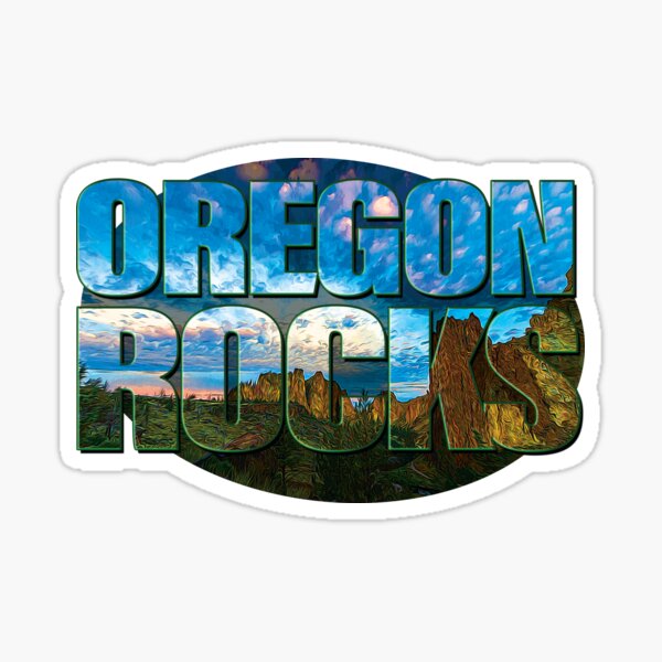 Oregon Rocks Sticker