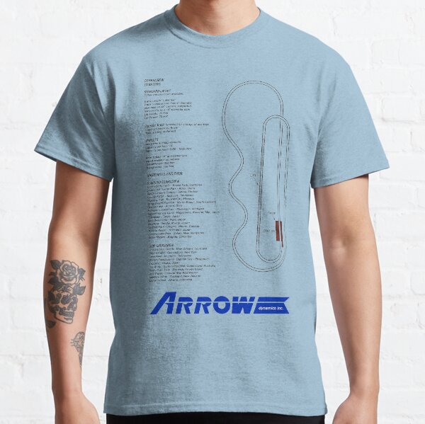 Works of Arrow - Corkscrew Coaster - Black Edition Classic T-Shirt