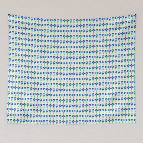 Item preview, Modern Floral Contemporary Blue-Green designed and sold by PageDesigns.