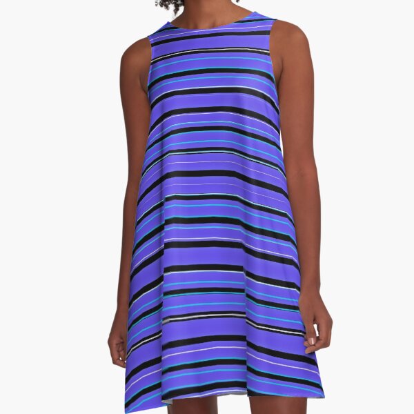 Item preview, Blue Black Pink Classic Stripe designed and sold by PageDesigns.