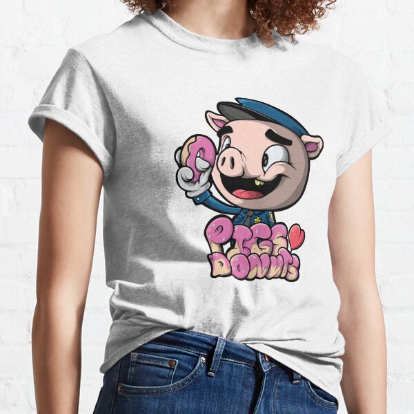  Police Shirt Donut Lover Police Officer Cop Doughnut T-Shirt :  Clothing, Shoes & Jewelry