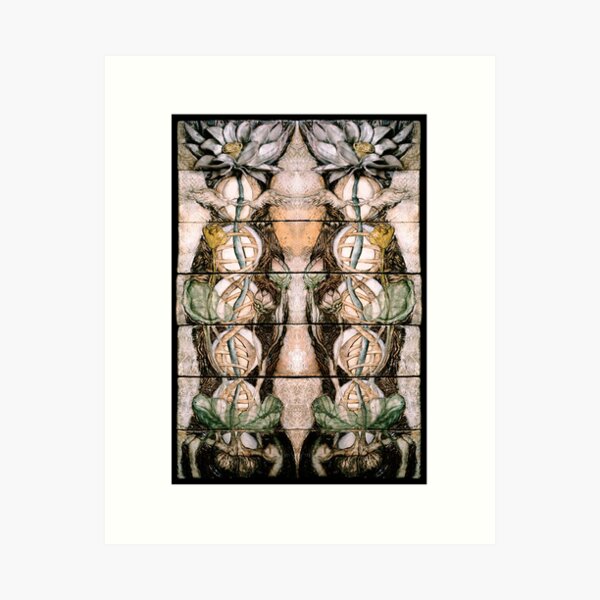 Double Helix Lotusing Art Print