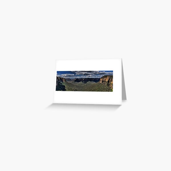 Govetts Leap Lookout | Grose Valley | Blue Mountains Australia Greeting Card
