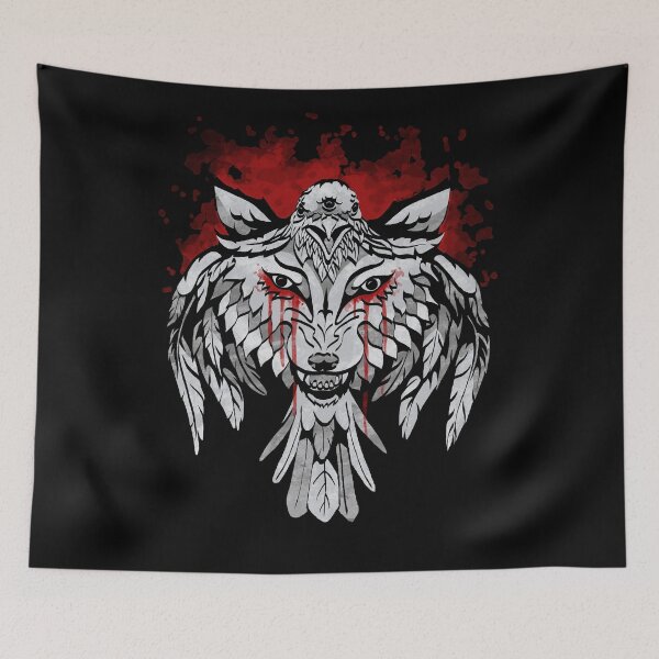 Item preview, Wolf & Raven designed and sold by MaratusFunk.
