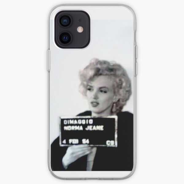 Marilyn Monroe's mugshot iPhone Soft Case