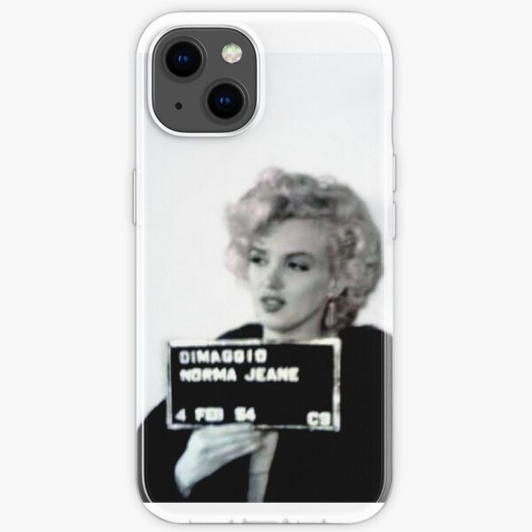 Marilyn Monroe's mugshot iPhone Soft Case