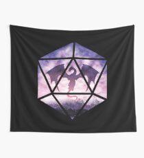Tela decorativa Purple Sky Dragon D20
