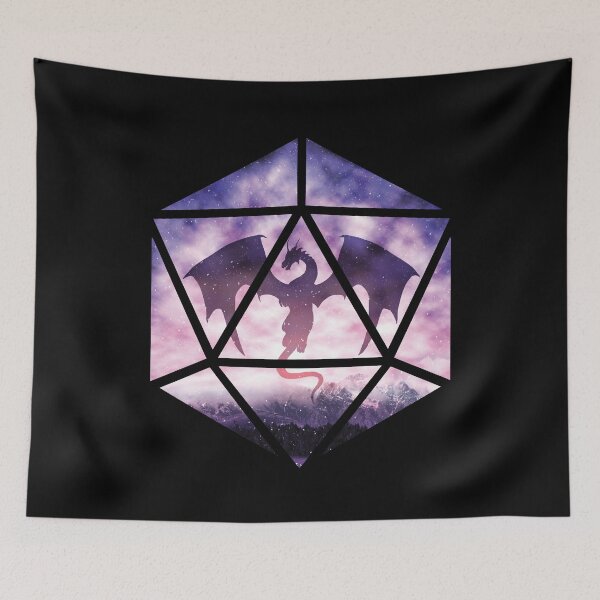 Item preview, Purple Sky Dragon D20 designed and sold by MaratusFunk.