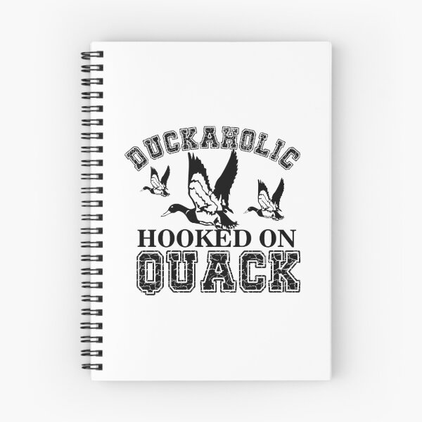 Item preview, Duckaholic Hooked on Quack black designed and sold by hadleydesigns.