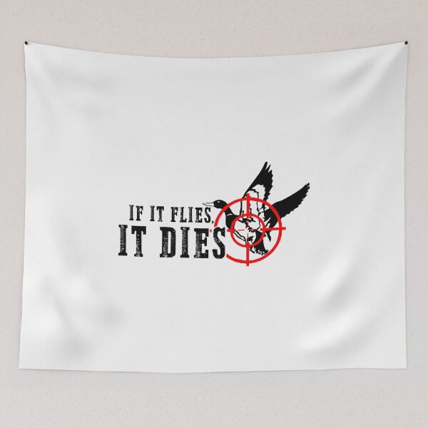 Item preview, If it flies, It dies black designed and sold by hadleydesigns.