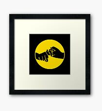 ASL sign for Friend Framed Print