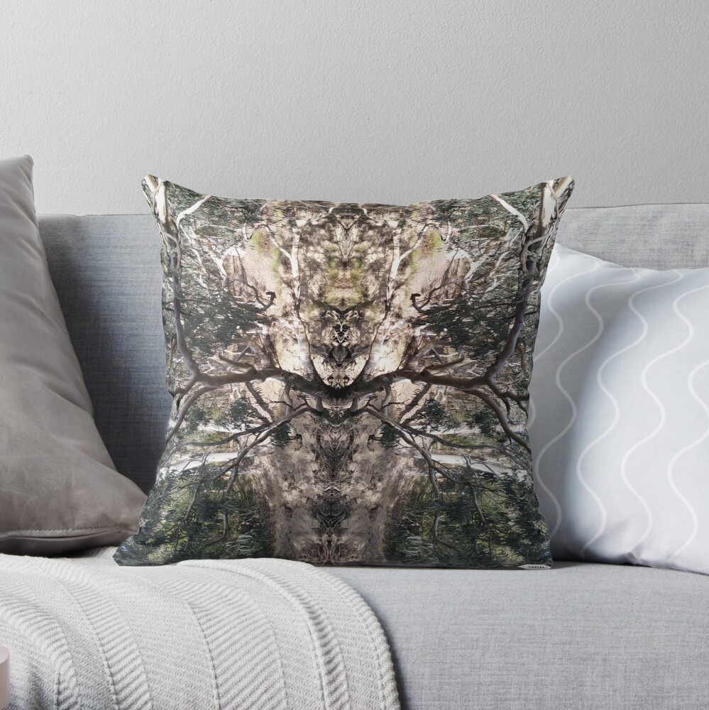 Nature's Stag Throw Pillow