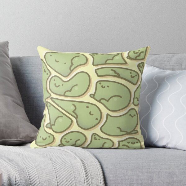 Frog Shapes Throw Pillow