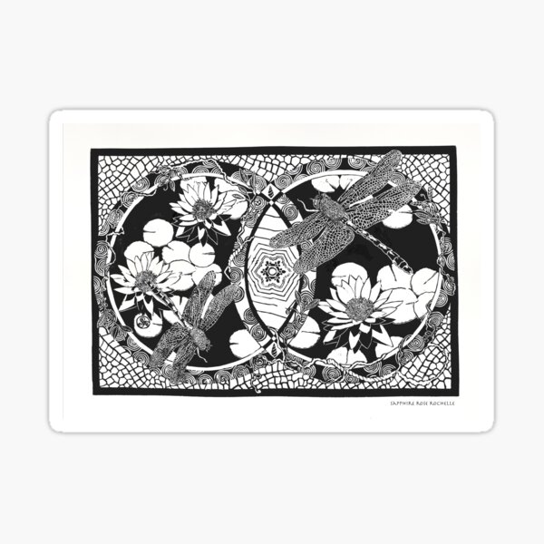 THANK YOU (black on white) Sticker